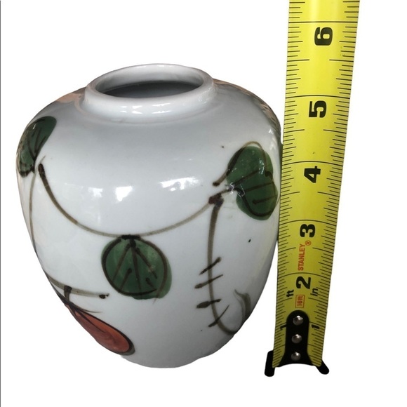 Mid Century Vase - Floral -  Flowers - Pottery - Stoneware - Made in Japan - MCM - Picture 6 of 6